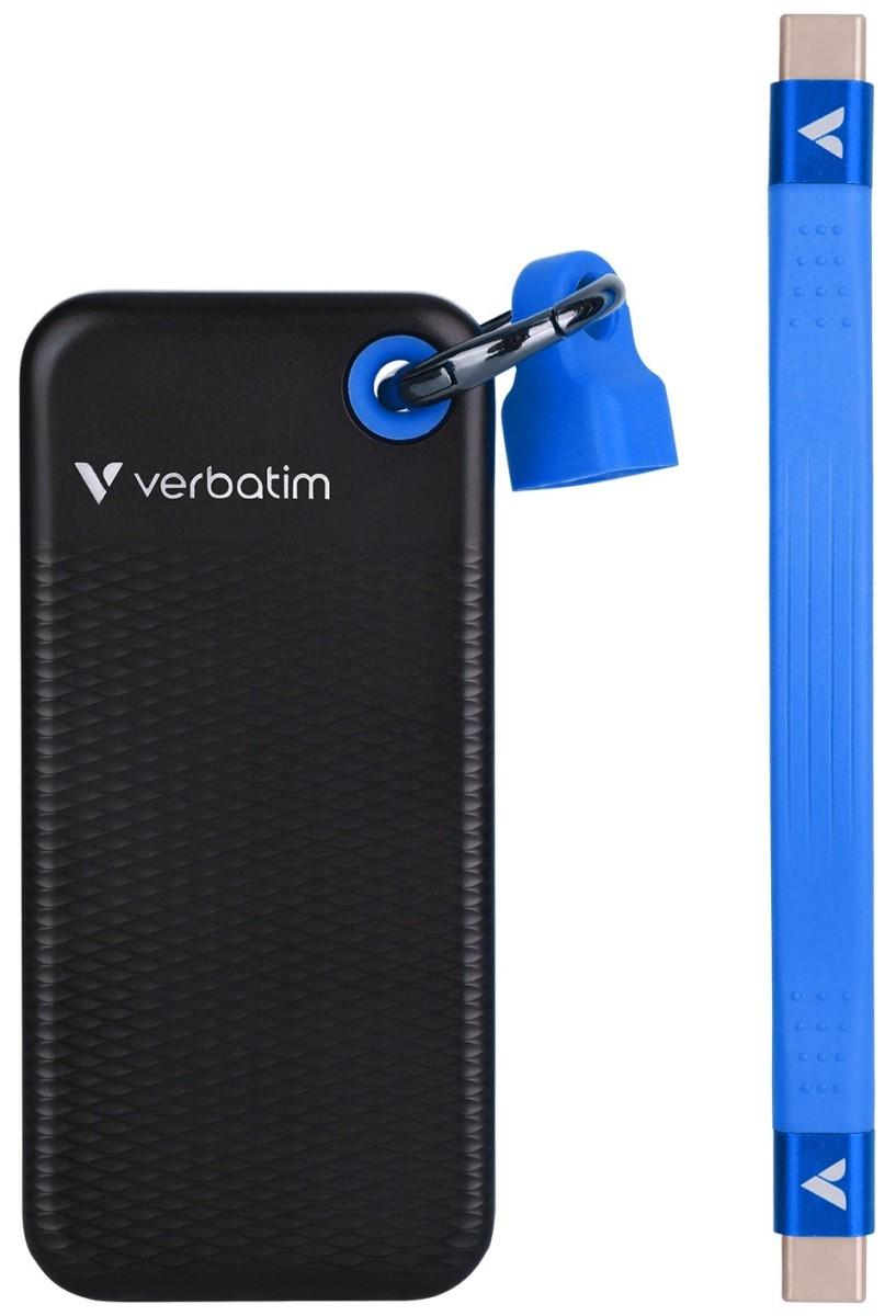 Внешний SSD Verbatim Pocket 2TB Black/Blue