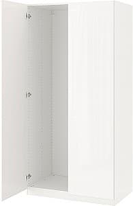 Шкаф IKEA Pax/Fardal 100x37x201 Белый/Глянцевый