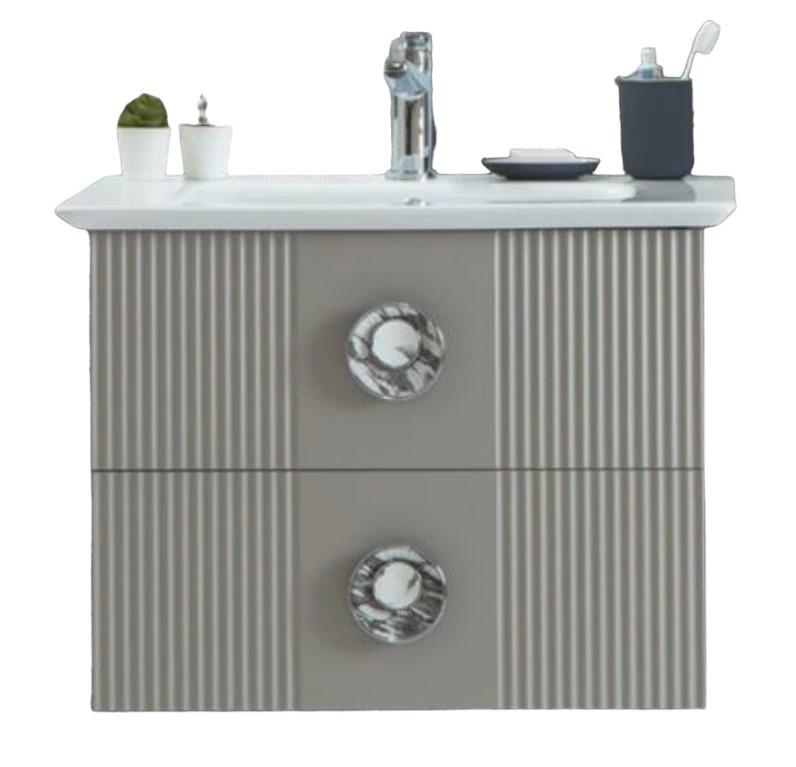 Dulap sub lavoar Martat Vanity 70cm Grey + lavoar