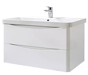 Dulap sub lavoar Martat Zen 105cm White + lavoar