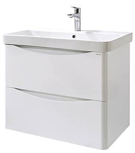 Шкаф под умывальник Martat Zen 80cm Белый + раковина