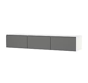 Tumba pentru televizor IKEA Besta white/Vasterviken gray