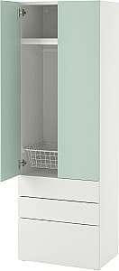 Dulap pentru copii IKEA Smastad/Platsa 60x42x181 Alb/Verde Deschis