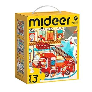 Puzzle Mideer Echipa de Salvare, 3 în 1, nivelul 3 MD1478