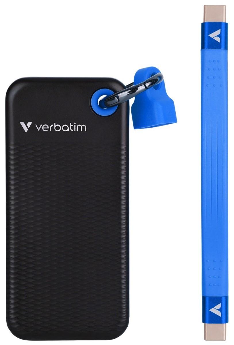 SSD extern Verbatim Pocket 1TB Black/Blue