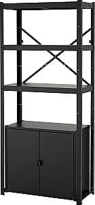 Стеллаж IKEA Bror 85x40x190 Черный