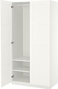 Dulap IKEA Pax/Bergsbo polite/bara 100x60x201 Alb