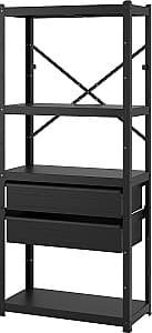 Etajera IKEA Bror 85x40x190 Negru