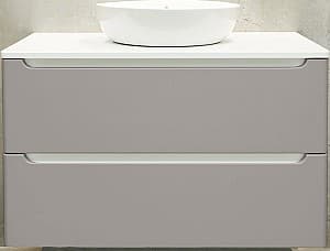 Dulap sub lavoar Bayro Bergamo 1000 Light Grey