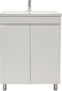 Dulap sub lavoar Bayro Studio Duo 600 Alb Mat