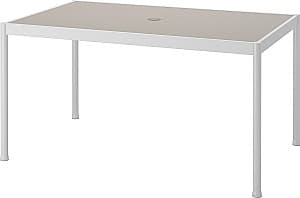 Masa pentru terasa IKEA Segeron 91x147 Alb/Bej