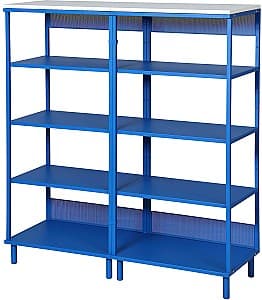 Стеллаж IKEA Platsa 120x42x133 Синий/Белый