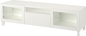 Tumba pentru televizor IKEA Besta/Lappviken/Stubbarp sistem apasare 180x42x48 Alb