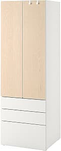 Dulap pentru copii IKEA Smastad/Platsa 60x42x181 Alb/Mesteacan