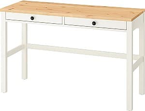 Masa pentru calculator IKEA Hemnes 120x47 Alb/Maro Deschis