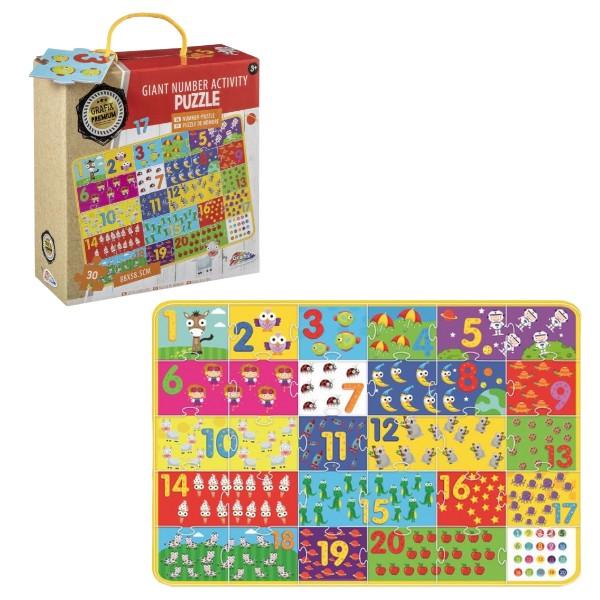 Настольная игра Toys outlet Puzzle 3D Number Activity (RG7835)