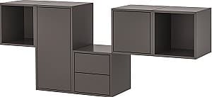 Навесная полка IKEA Eket 175x35x70 Темно Серый