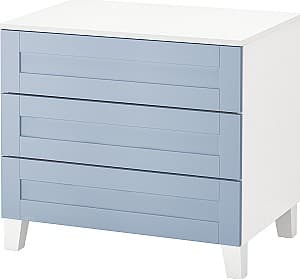 Комод IKEA Platsa/Sannidal 80x57x73 Белый/Синий