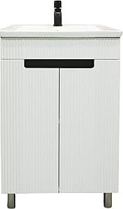 Dulap sub lavoar Bayro Positano Duo 500 Alb Mat