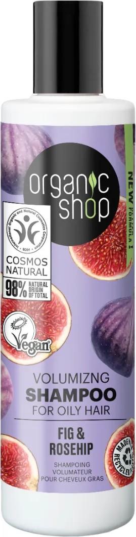 Sampon pentru par Organic Shop Volumizing Shampoo Fig and Rosehip