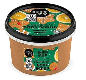 Scrub pentru corp Organic Shop Ginger and Orange