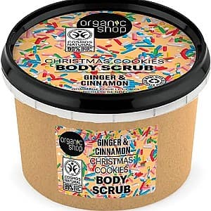 Scrub pentru corp Organic Shop Ginger and Cinnamon