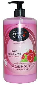 Жидкое мыло для рук Aqua Cosmetics Dolce Vero Raspberry Panna Cotta