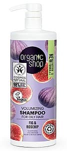 Шампунь для волос Organic Shop Volumizing Shampoo Fig and Rosehip