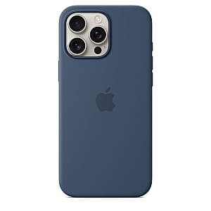 Husa pentru telefon Apple iPhone 16 Pro Silicone Case with MagSafe Denim MYYK3