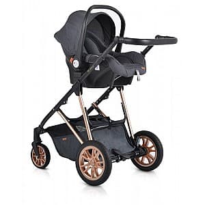 Carucior 3 in 1 Moni Midas Black 3in1