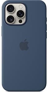 Husa pentru telefon Apple iPhone 16 Pro Max Silicone Case with MagSafe Denim MYYU3