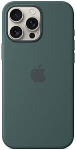 Husa pentru telefon Apple iPhone 16 Pro Max Silicone Case with MagSafe Lake Green MA7V4