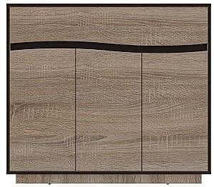 Comoda Yasen Geneva 1S3D Stejar Sonoma Trufel/Wenge Magic(Maro)