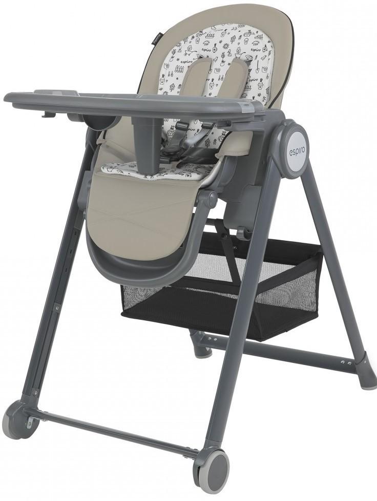 Стул для кормления с регулировкой по высоте Espiro Penne Warm Gray