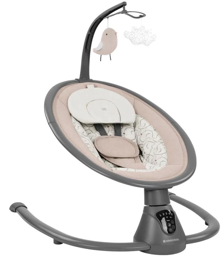 Шезлонг детский Kikka Boo Twiddle Beige/Grey