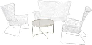 Set mobila de gradina IKEA Hogsten Alb