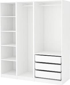 Etajera IKEA Pax bare/rafturi/sertare 175x58x201 Alb