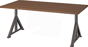 Компьютерный стол IKEA Idasen 160x80 Коричневый/Темно Серый