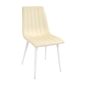 Железный стул DP DC-90P-White PU+White leg