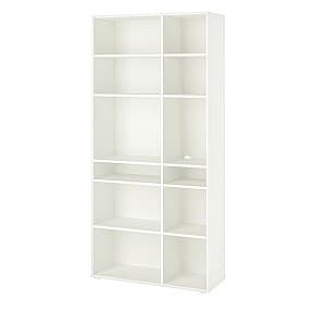 Стеллаж IKEA Vihals white 95x37x200