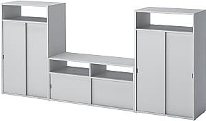Тумба под телевизор IKEA Spiksmed 216x32x97 Серый