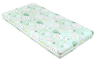 Матрас детский Kikka Boo Fantasia Plus Clouds Mint, 120x60x8 см