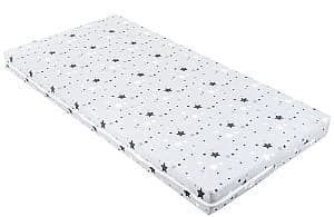 Saltea pentru copii Kikka Boo Fantasia Plus Stars Grey, 120x60x8 cm