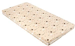 Saltea pentru copii Kikka Boo Fantasia Plus Stars Beige, 120x60x6 cm