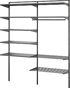 Стеллаж IKEA Boaxel 165x40x201 Антрацит