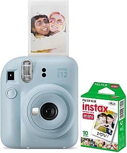 Aparat foto instant Fujifilm Instax Mini 12 Pastel Blue + Film Mini 2x10