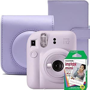 Aparat foto instant Fujifilm Instax Mini 12 Lilac Purple + Cover + Album + Film 1x10