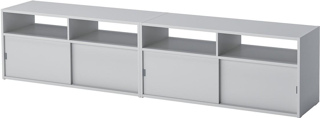 Tumba pentru televizor IKEA Spiksmed 194x32x44 Gri Deschis