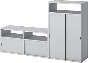 Tumba pentru televizor IKEA Spiksmed 157x32x97 Gri Deschis