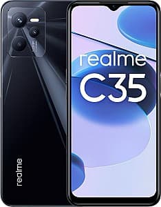 Мобильный телефон Realme C35 4/128GB Glowing Black